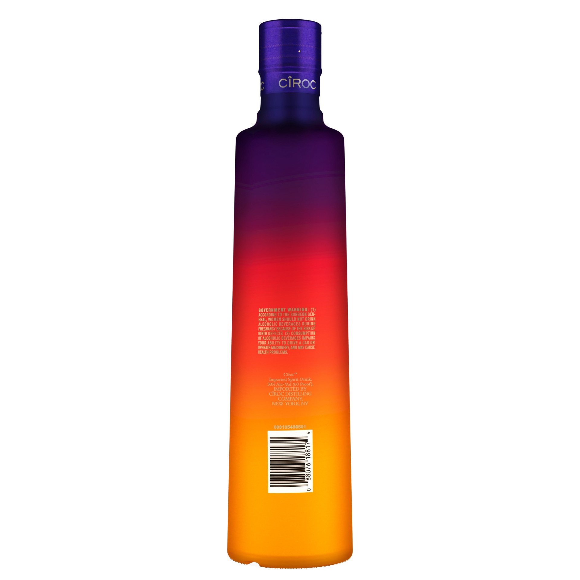 slide 9 of 9, CIROC Passion (Made with Vodka Infused with Natural Flavors), 1 L, 1 liter
