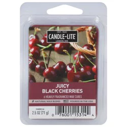 Candle-Lite Juicy Black Cherries Wax Cubes - 6 ct