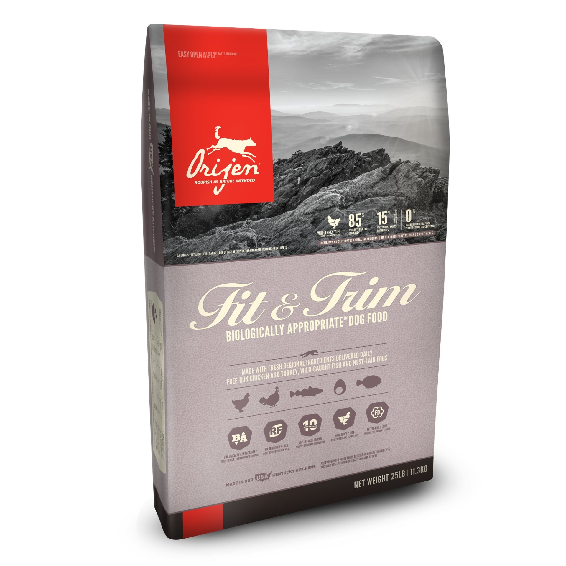 slide 1 of 1, ORIJEN Fit & Trim Dog 23.5LB, 23.50 lb