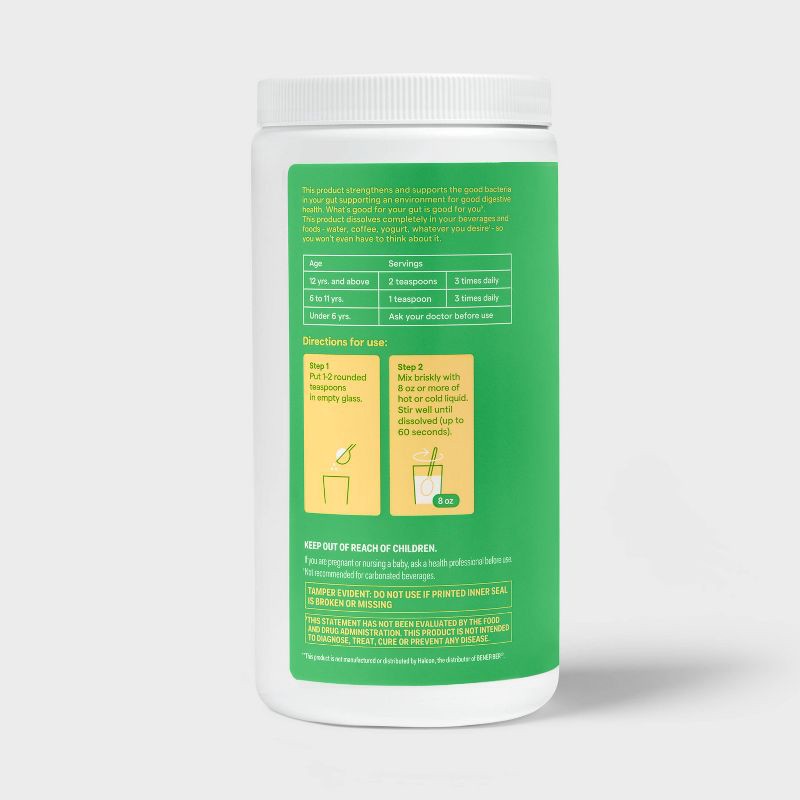 slide 4 of 5, Clear Dissolving Fiber Supplement Powder - 17.6oz - up&up™, 17.6 oz