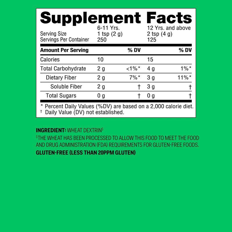 slide 5 of 5, Clear Dissolving Fiber Supplement Powder - 17.6oz - up&up™, 17.6 oz