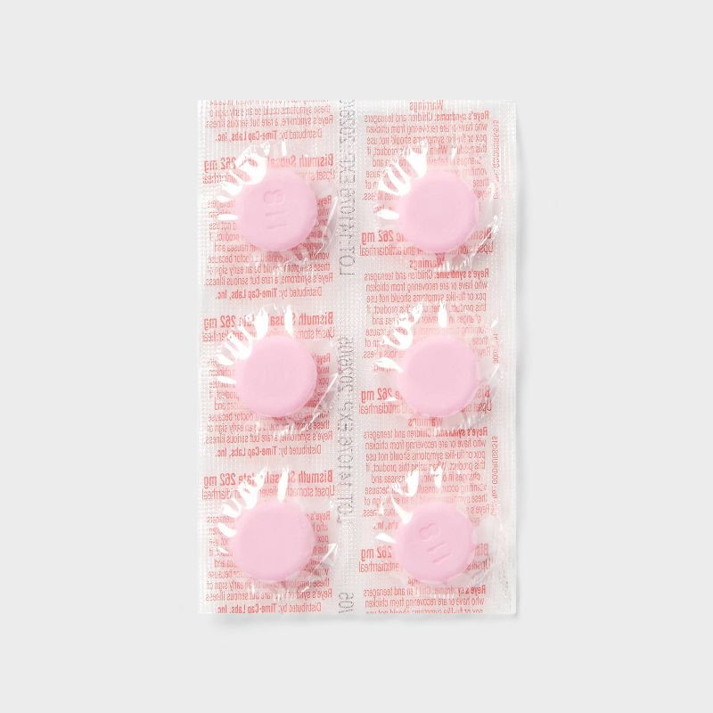 slide 4 of 4, Digestive Relief Chewable Bismuth Tablets - 48ct - up&up™, 48 ct