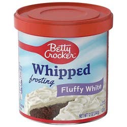 Betty Crocker Frosting Whipped Fluffy White - 12 Oz