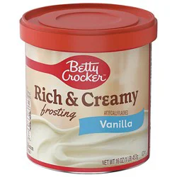 Betty Crocker Frosting Rich & Creamy Vanilla - 16 Oz