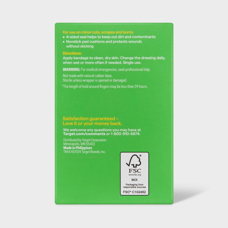 slide 3 of 4, Flexible Fabric Bandages - 30ct - up&up™, 30 ct