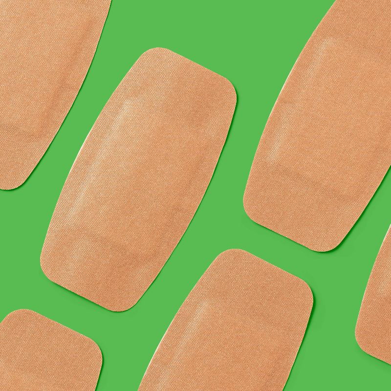 slide 2 of 4, Extra Large Flexible Fabric Bandages - 10ct - up&up™, 10 ct