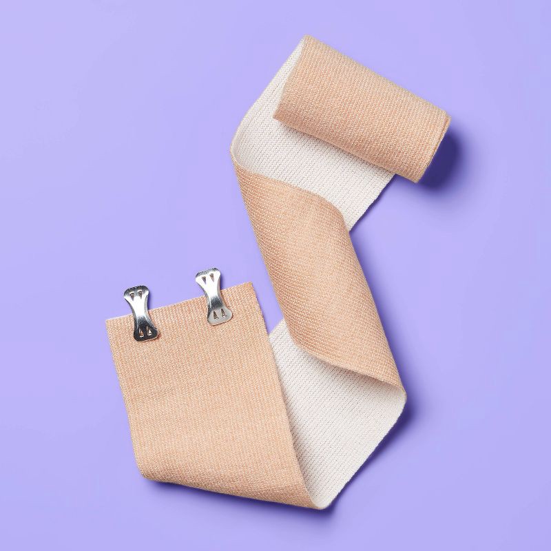 slide 2 of 3, Supportive Elastic Wrap - 3"x1.6 yd - up&up™, 1 ct