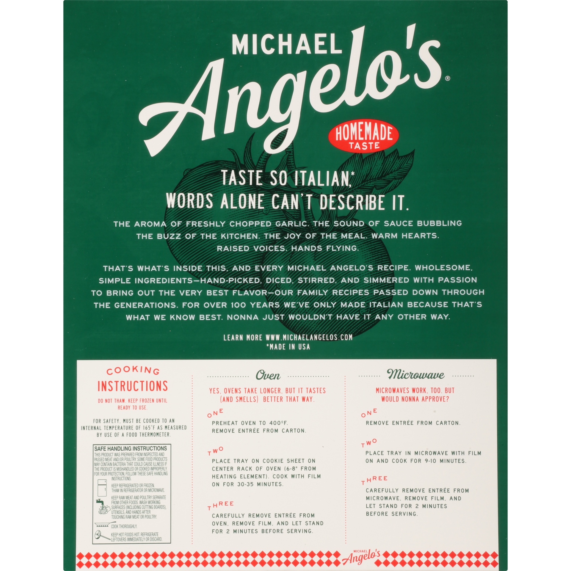 slide 6 of 8, Michael Angelo's High Protein Meal Starter Chicken Piccata, 20 oz