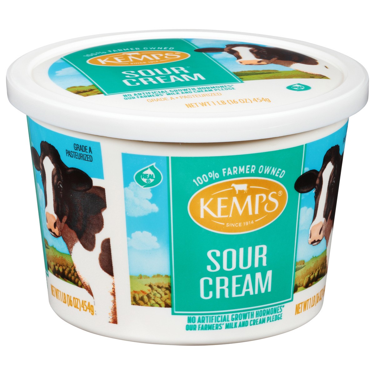 slide 12 of 13, Kemps All Natural Sour Cream, 16oz, 1 lb