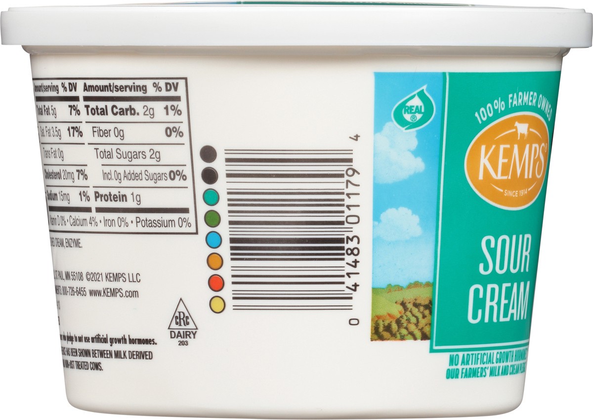 slide 5 of 13, Kemps All Natural Sour Cream, 16oz, 1 lb