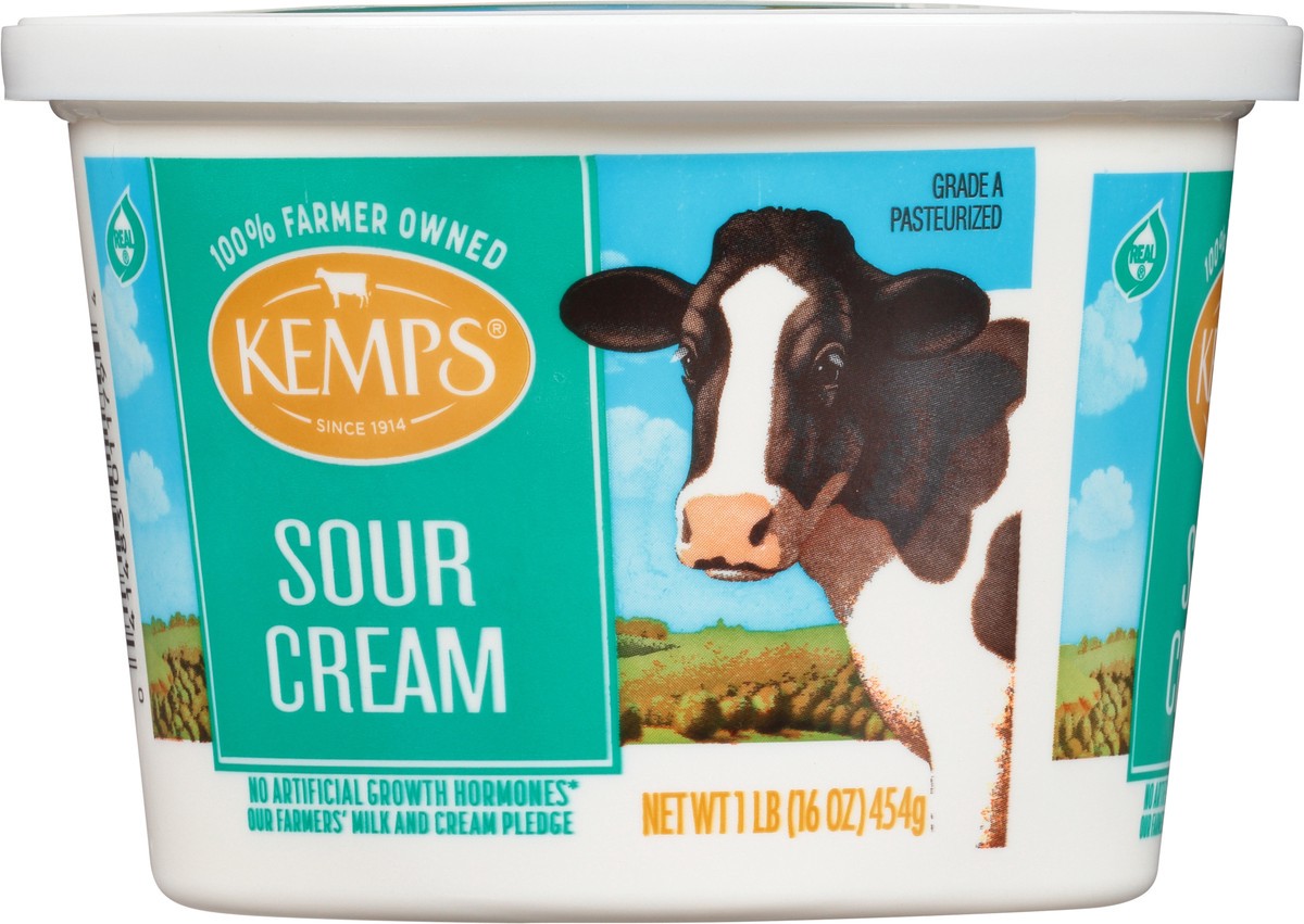 slide 8 of 13, Kemps All Natural Sour Cream, 16oz, 1 lb