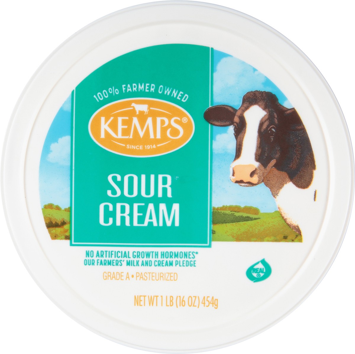slide 13 of 13, Kemps All Natural Sour Cream, 16oz, 1 lb