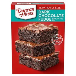 Duncan Hines Dark Chocolate Fudge Brownie Mix - 18.2 Oz