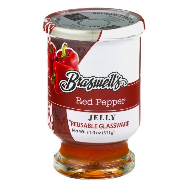 slide 1 of 1, Braswell's Red Pepper Jelly, 11 oz