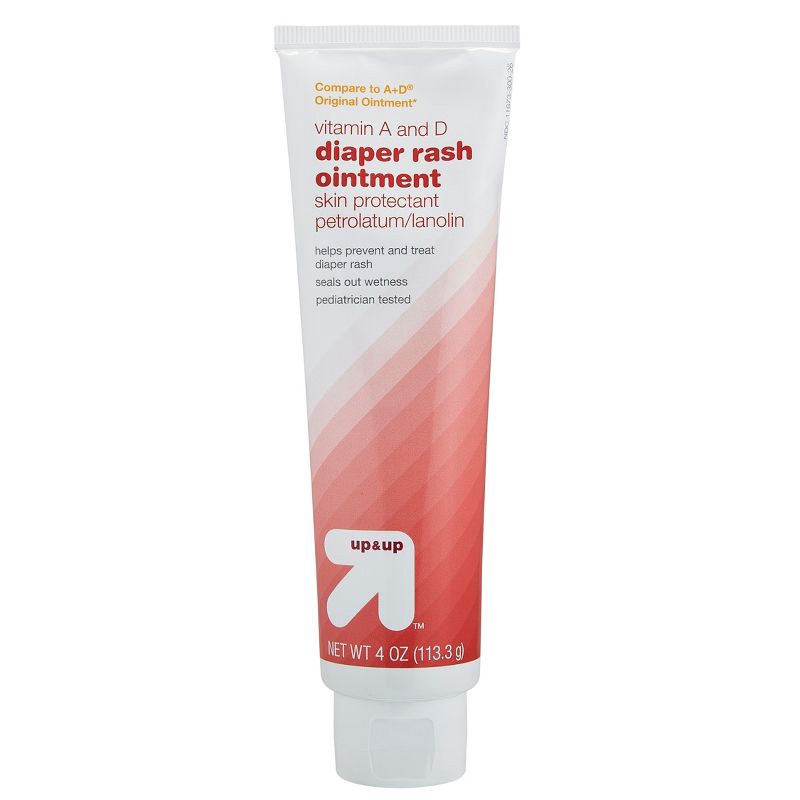 slide 1 of 1, Diaper Rash Ointment, Vitamin A & D - 4oz - up & up, 4 oz