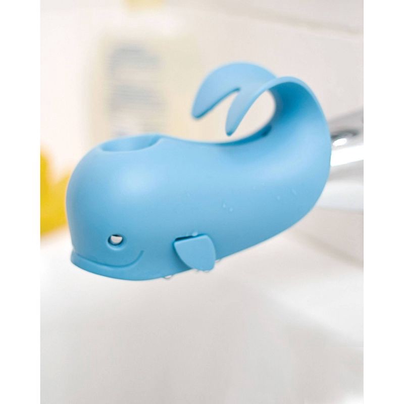 slide 8 of 9, Skip Hop Moby Safety Bath Spout Cover - Blue, 1 ct