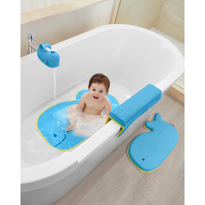 slide 9 of 9, Skip Hop Moby Safety Bath Spout Cover - Blue, 1 ct