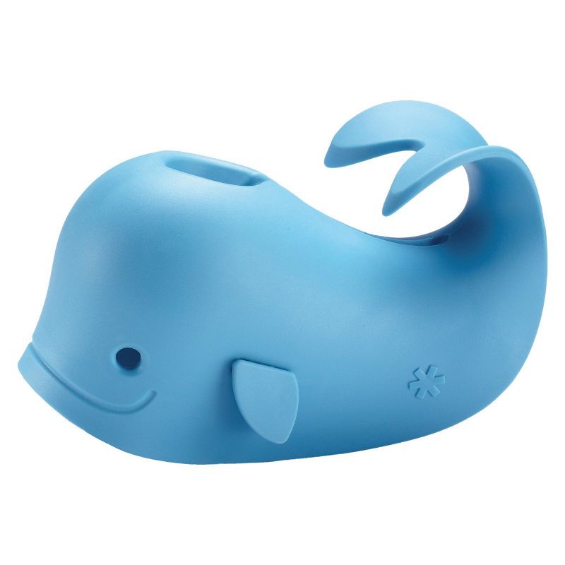 slide 1 of 9, Skip Hop Moby Safety Bath Spout Cover - Blue, 1 ct