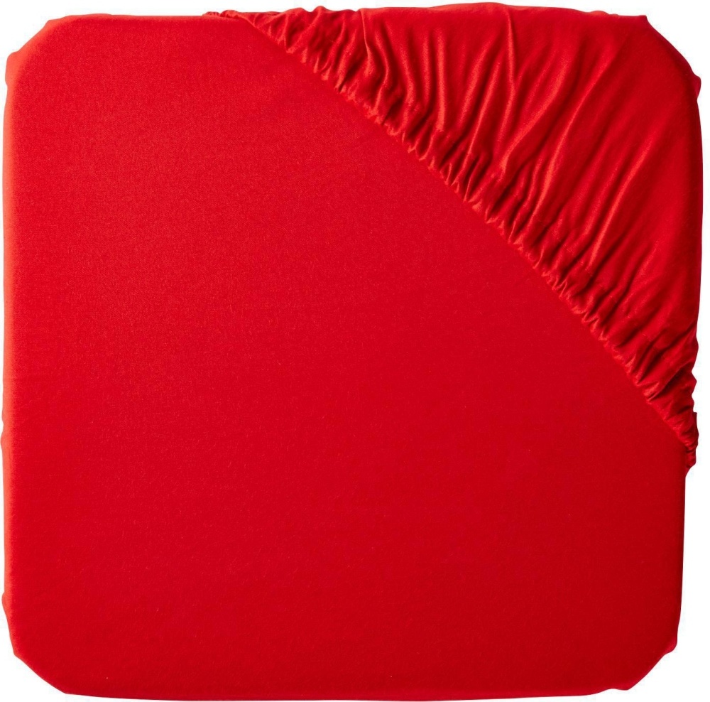 slide 1 of 1, Everyday Living 250 Thread Count Fitted Sheet - Chili Pepper - Full, Full Size