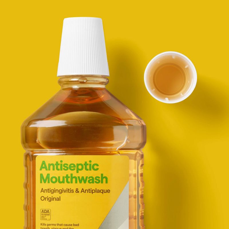 slide 2 of 4, Antiseptic Mouthwash - Original Flavor - 50.7 fl oz - up&up™, 50.7 fl oz