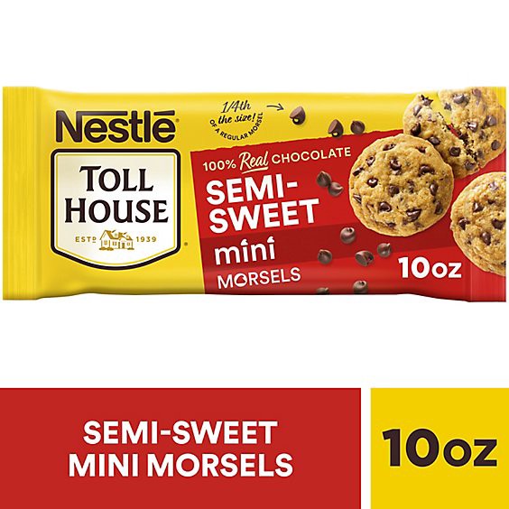 slide 1 of 11, Nestle Toll House Semi Sweet Chocolate Mini Chips - 10 Oz, 10 oz