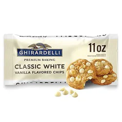 Ghirardelli Classic White Vanilla Flavored Premium Baking Chips - 11 Oz