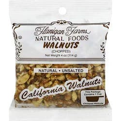 Flanigan Farms Walnuts Chopped - 4 Oz