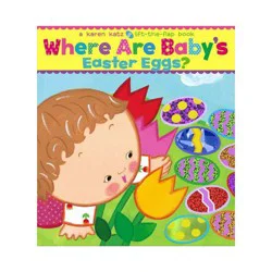 Simon & Schuster Where Are Baby's Easter Eggs? (Lift-the-Flap Book) (Board Book) by Karen Katz