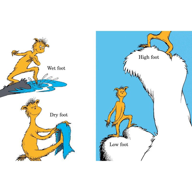 slide 3 of 4, The Foot Book: Dr. Seuss's Wacky Book of Opposites (Bright and Early Books) - by Dr. Seuss (Board Book), 1 ct