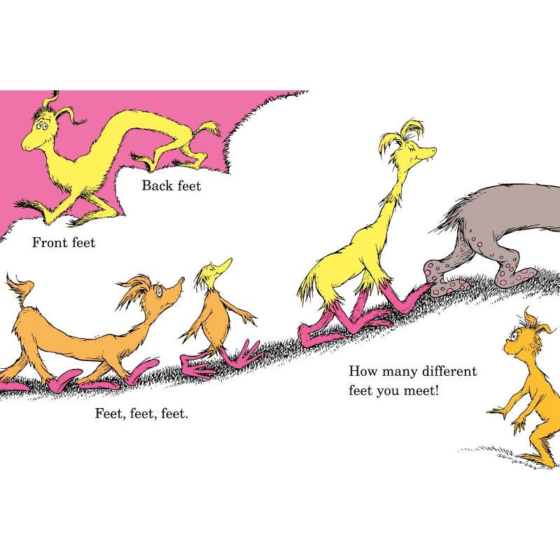 slide 4 of 4, The Foot Book: Dr. Seuss's Wacky Book of Opposites (Bright and Early Books) - by Dr. Seuss (Board Book), 1 ct