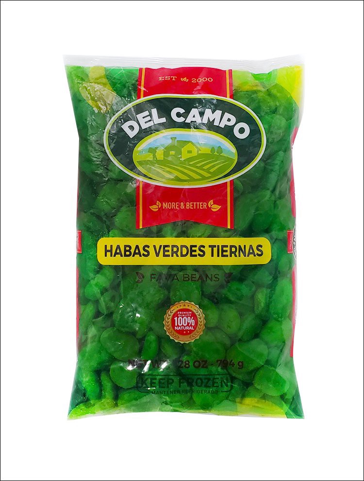 slide 1 of 1, Del Campo D/C Fava Beans, 28 oz