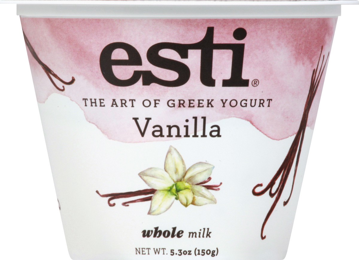 slide 6 of 13, esti Whole Milk Vanila Yogurt 5.3 oz, 5 oz