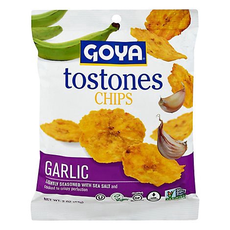 slide 1 of 1, Goya Tostones Chips Garlic Bag - 2 Oz, 2 oz