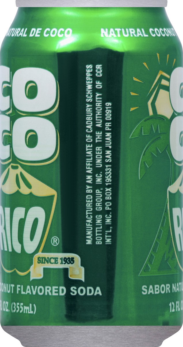 slide 3 of 6, Coco Rico Coconut Soda, 12 oz