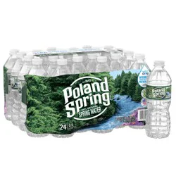Poland Spring 24 -Pack 16.9-fl oz Spring Bottled Water