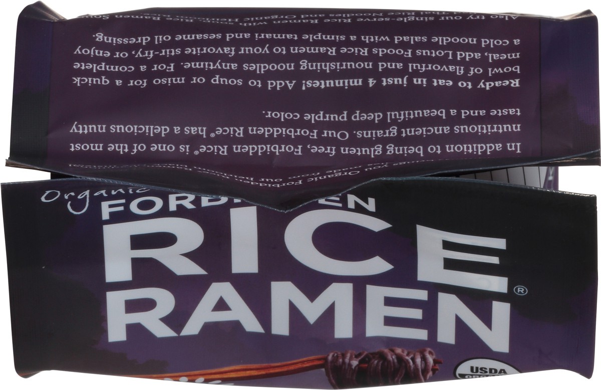 slide 4 of 9, Lotus Foods Lotus 4 Pack Rice Ramen Forbidn, 10 oz