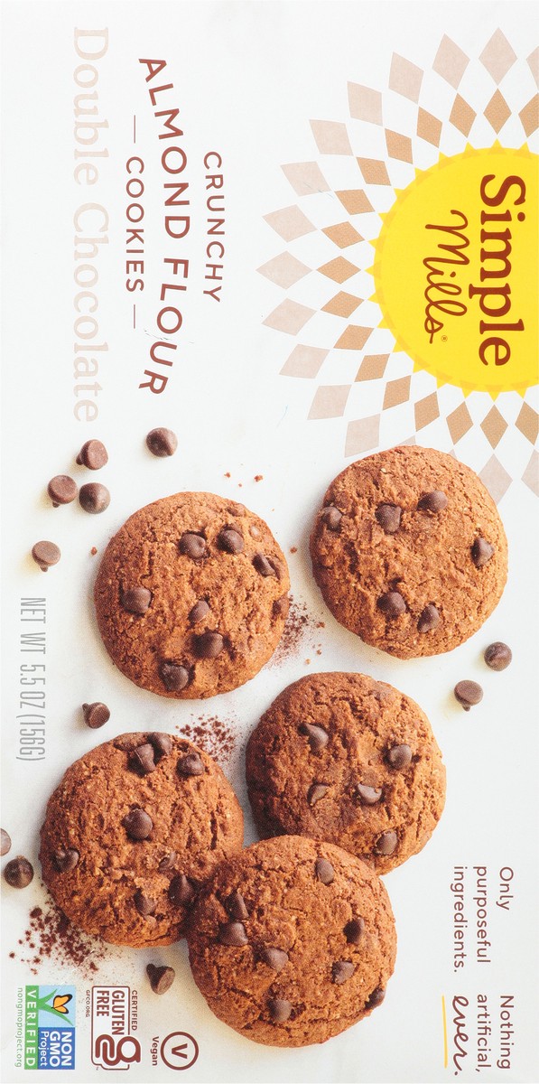 slide 3 of 14, Simple Mills Crunchy Almond Flour Double Chocolate Cookies 5.5 oz, 5.5 oz