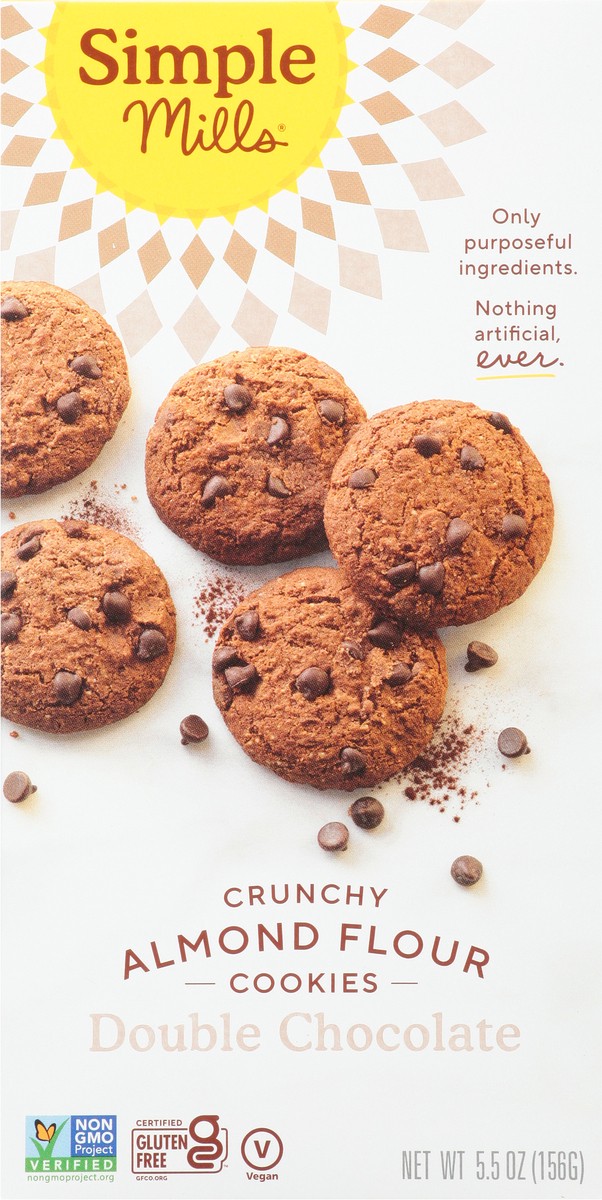 slide 12 of 14, Simple Mills Crunchy Almond Flour Double Chocolate Cookies 5.5 oz, 5.5 oz