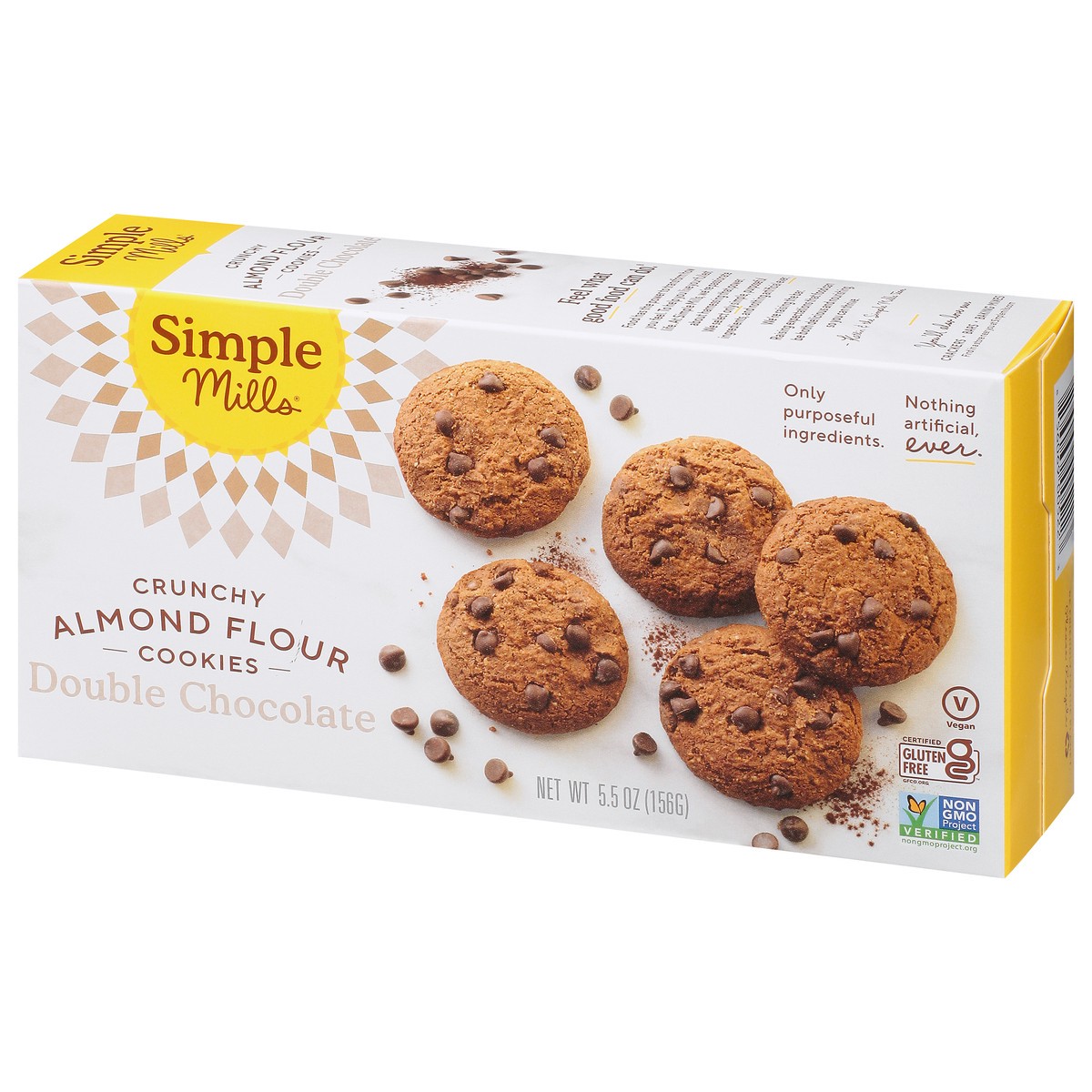 slide 9 of 14, Simple Mills Crunchy Almond Flour Double Chocolate Cookies 5.5 oz, 5.5 oz