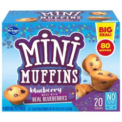 Kroger Blueberry Mini Muffins