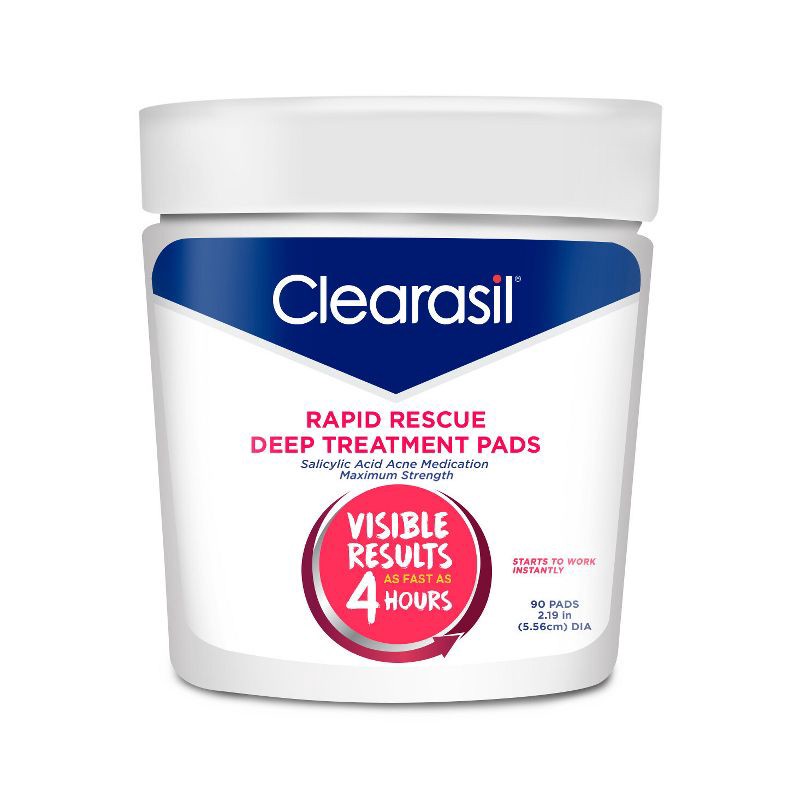 slide 1 of 10, Clearasil Rapid Rescue Deep Treatment Pads - 90ct, 90 ct