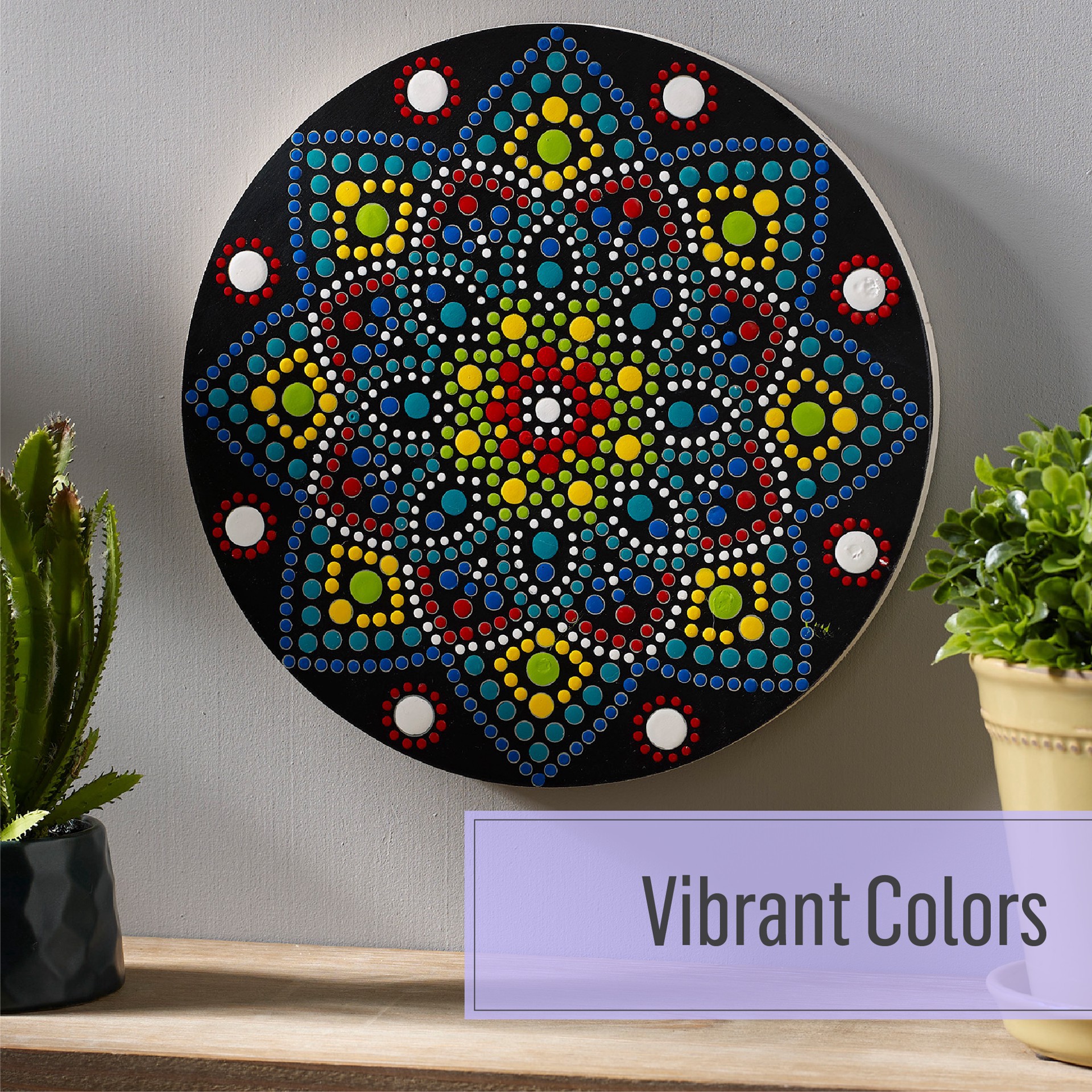 slide 10 of 12, Folkart Dots Acrylic Dotting & Writing Paint, 2 fl oz