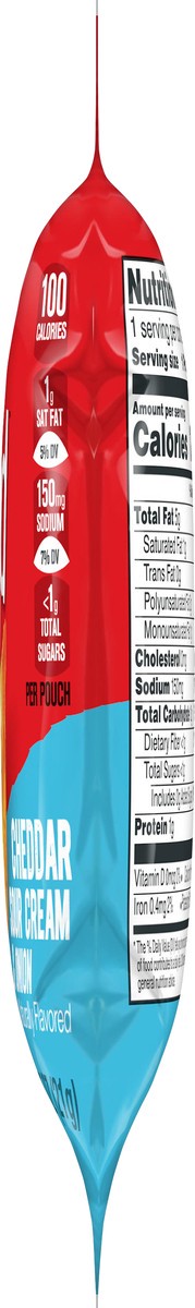 slide 9 of 10, Cheez-It Snap'd Cheddar Sour Cream & Onion Cheesy Baked Snacks - 0.75 oz, 0.75 oz