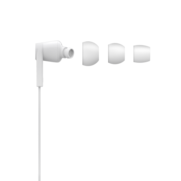 slide 5 of 9, Belkin SoundForm Headphones - Wired In-Ear Earphones With Microphone- iPhone Headphones, White, 1 ct