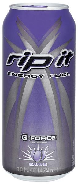 slide 1 of 1, Rip It G-Force Grape Energy Fuel Supplement, 16 fl oz