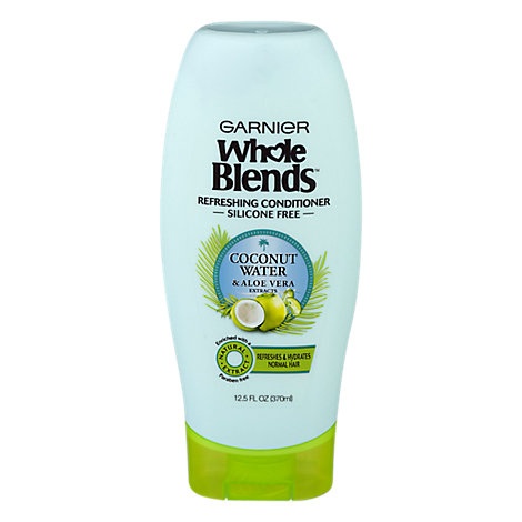 slide 1 of 1, Garnier Whole Blend Conditioner Coconut Water & Aloe Vera, 12.5 fz, 1 ct