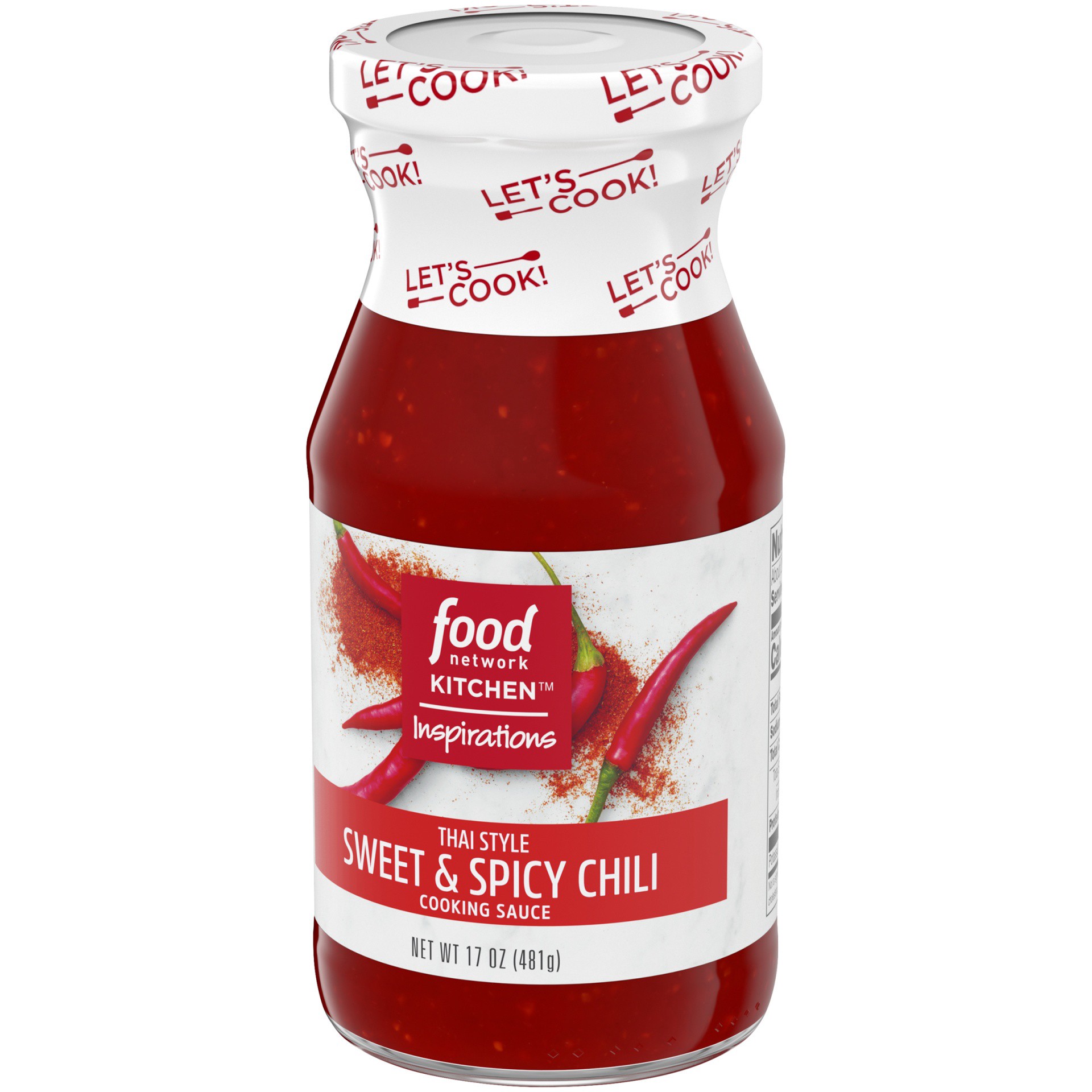 slide 3 of 6, Food Network Kitchen Inspirations Thai Style Sweet & Spicy Chili Cooking Sauce, 17 oz