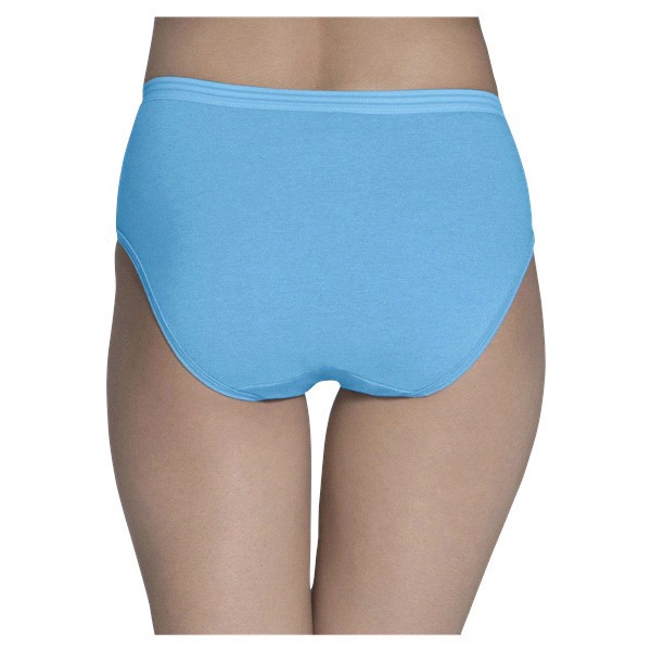 slide 12 of 13, Fruit of the Loom Women's Heather Low Rise Brief Panty, Size: 8, 6 ct