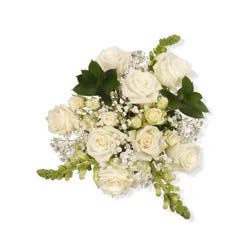 Bloom Haus Classic Rose Bouquet - White