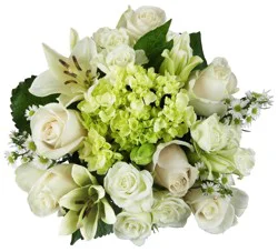 Bloom Haus Classic Rose Bouquet - White